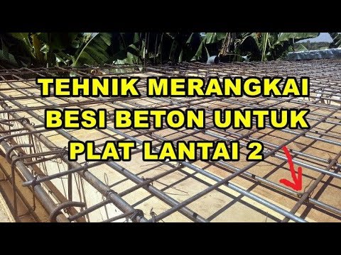 Detail Gambar Pembesian Plat Lantai 2 Nomer 13