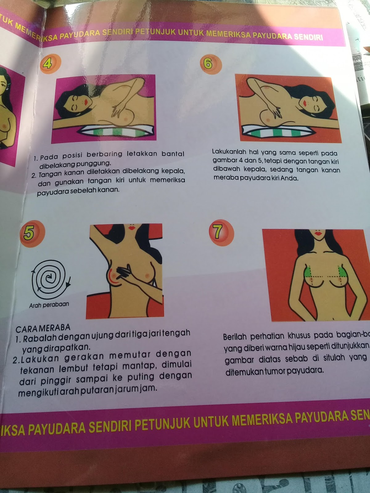 Detail Gambar Pemeriksaan Sadari Nomer 36