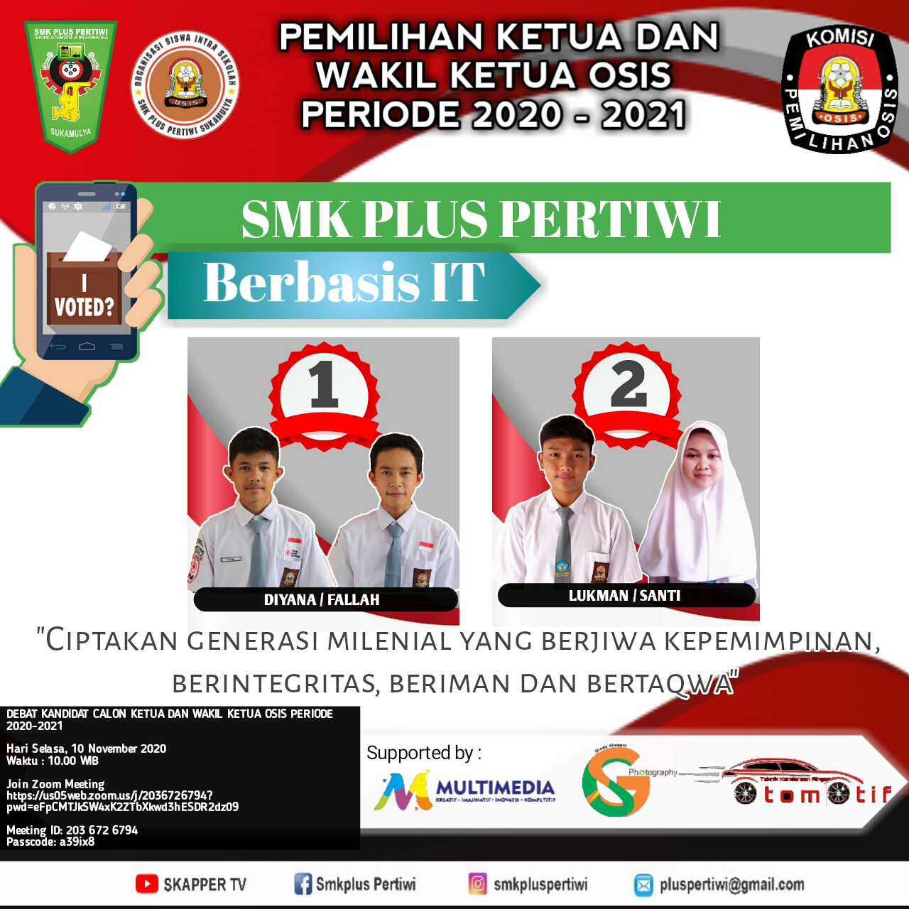 Detail Gambar Pemilihan Ketua Osis Nomer 9