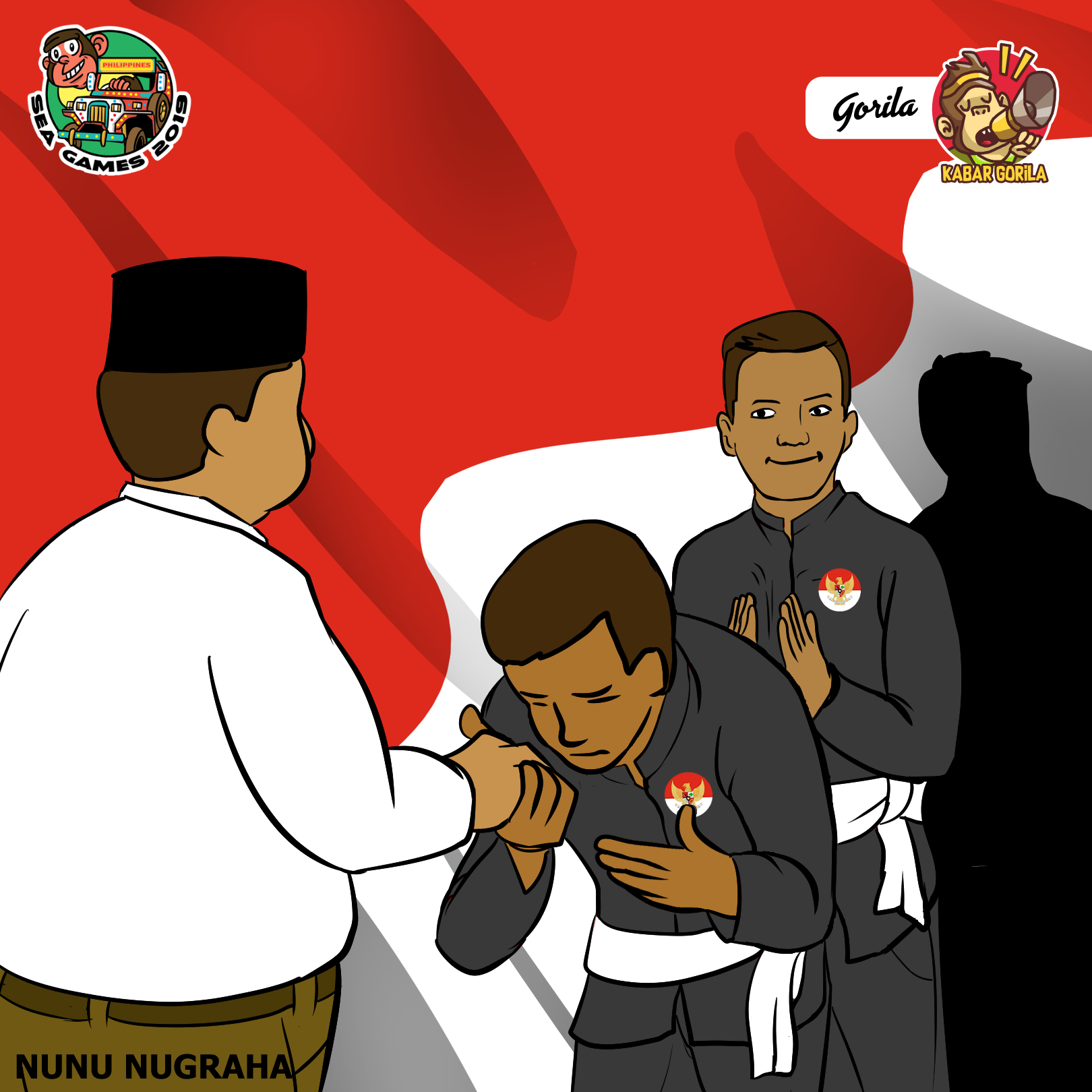 Detail Gambar Pencak Silat Animasi Nomer 27