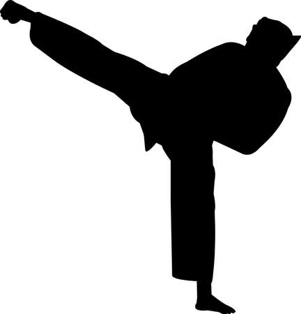 Detail Gambar Pencak Silat Vector Nomer 19