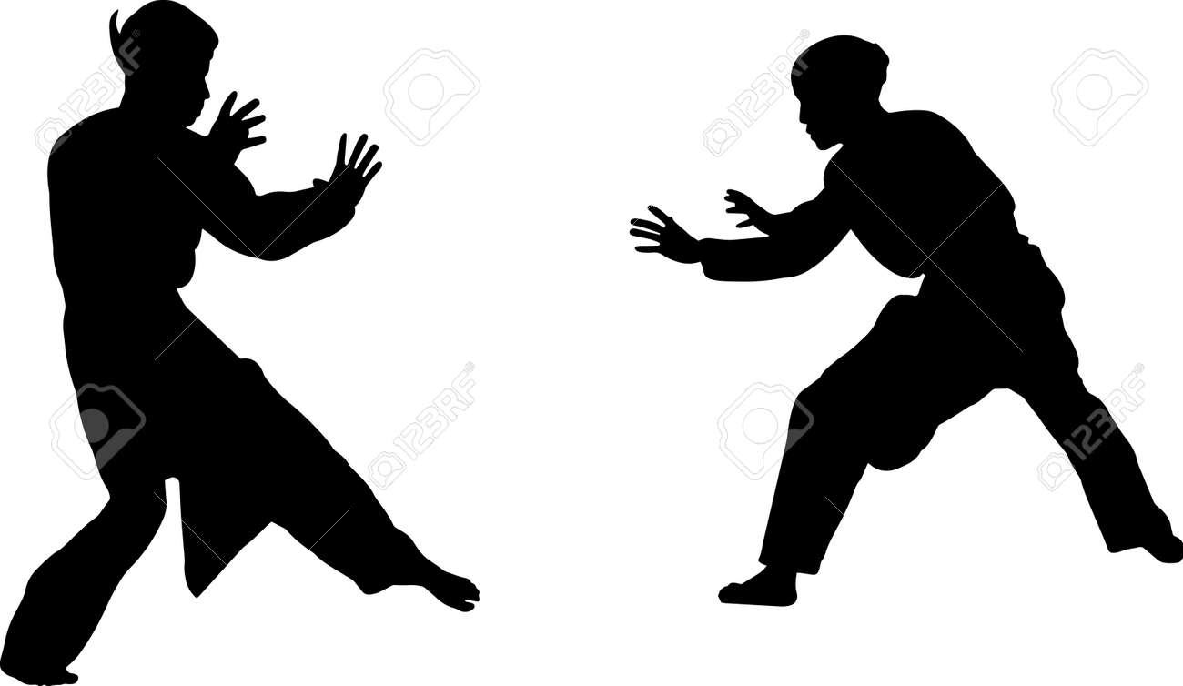 Detail Gambar Pencak Silat Vector Nomer 21