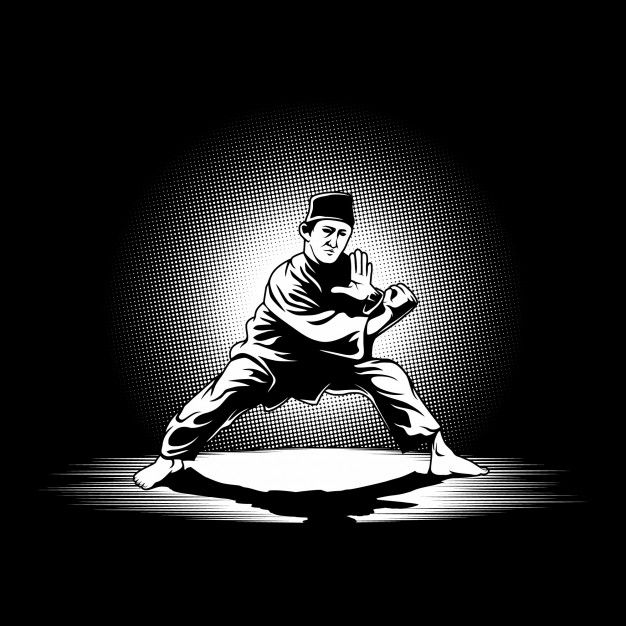 Detail Gambar Pencak Silat Vector Nomer 24