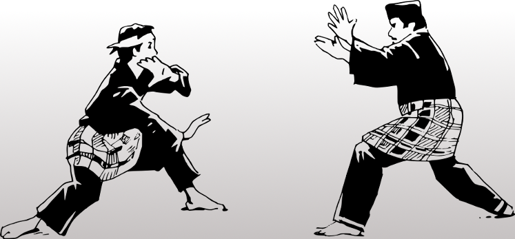 Detail Gambar Pencak Silat Vector Nomer 40