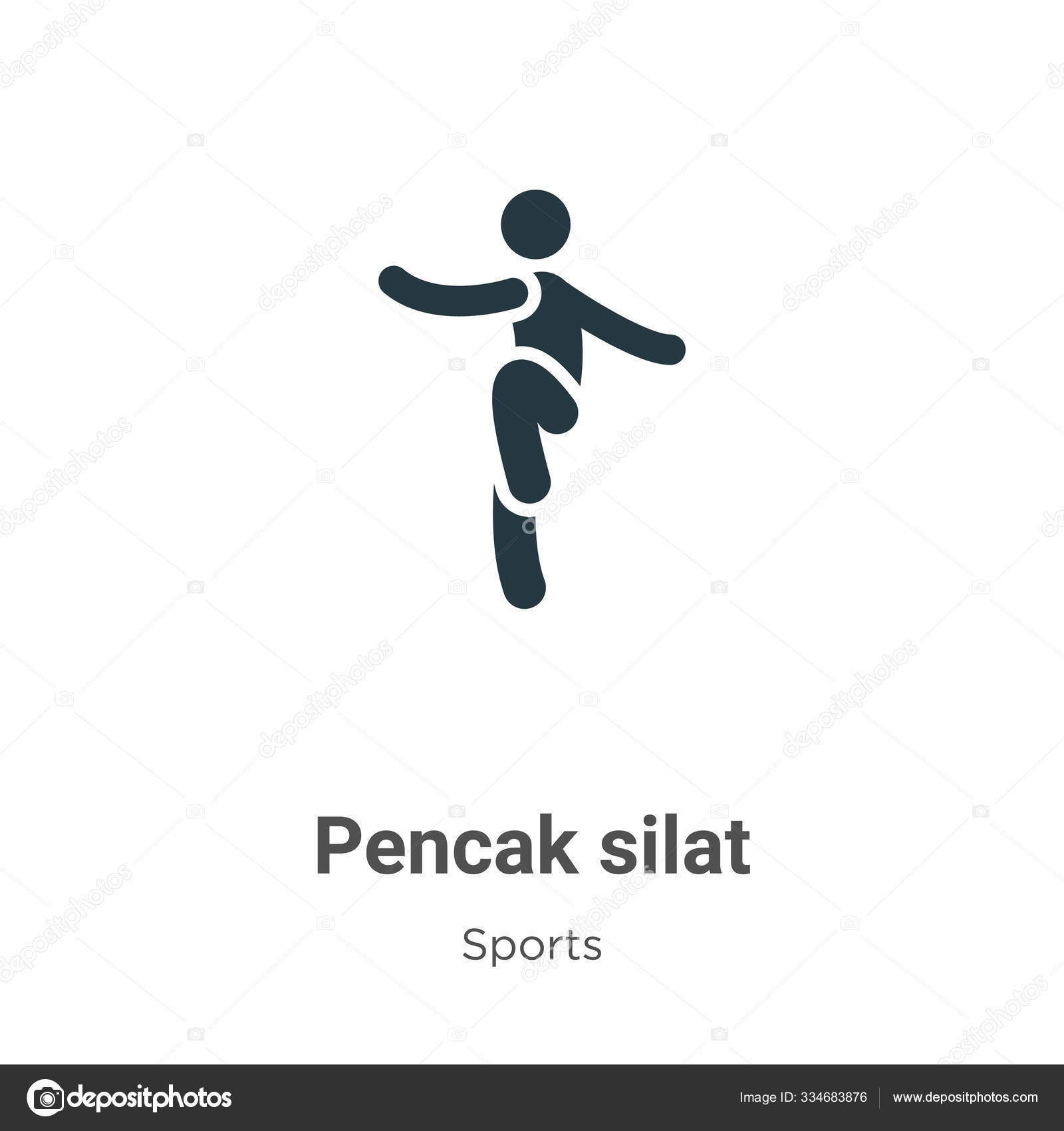 Detail Gambar Pencak Silat Vector Nomer 45