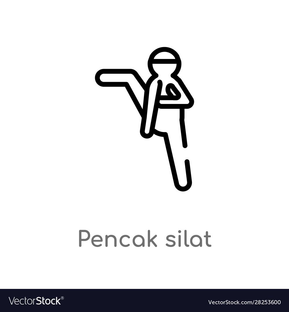 Detail Gambar Pencak Silat Vector Nomer 49