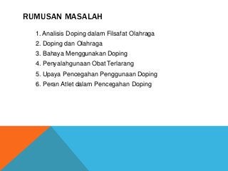 Detail Gambar Pencegahan Doping Olahraga Nomer 5