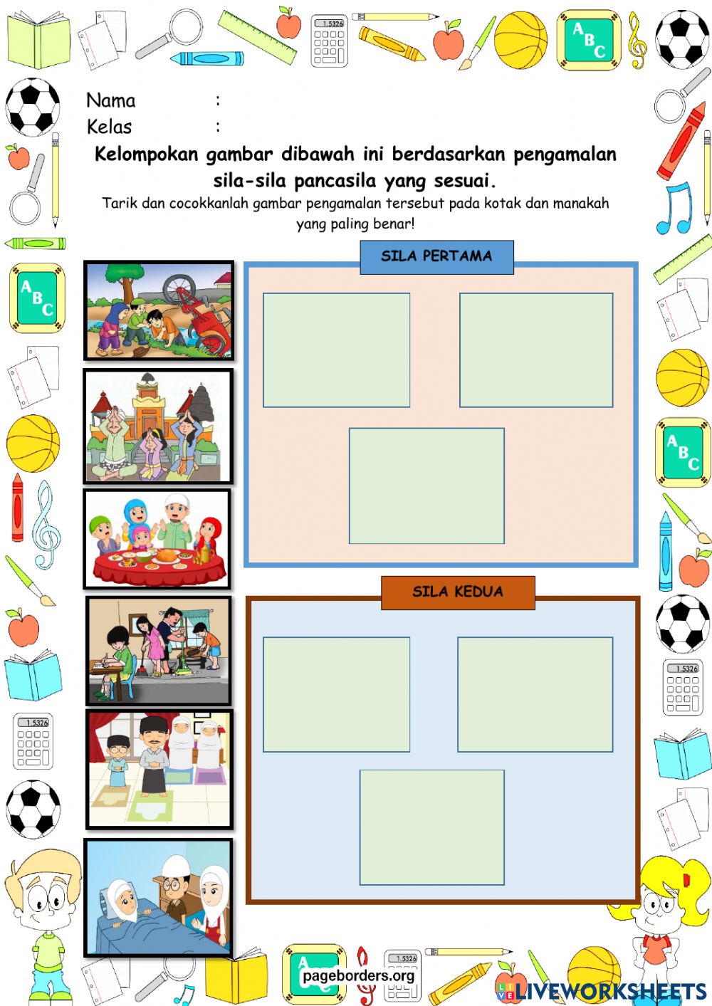 Detail Gambar Pengamalan Sila Ke 1 Nomer 40