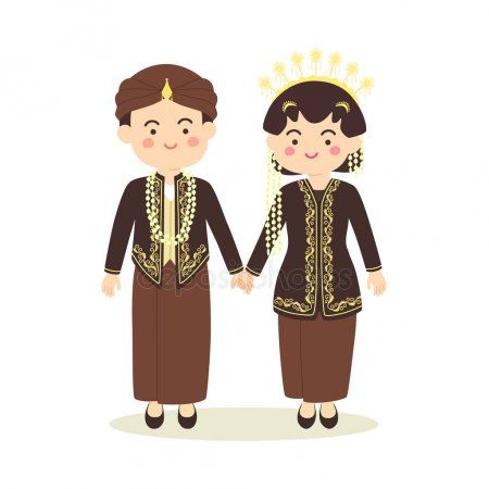 Detail Gambar Pengantin Jawa Kartun Nomer 2