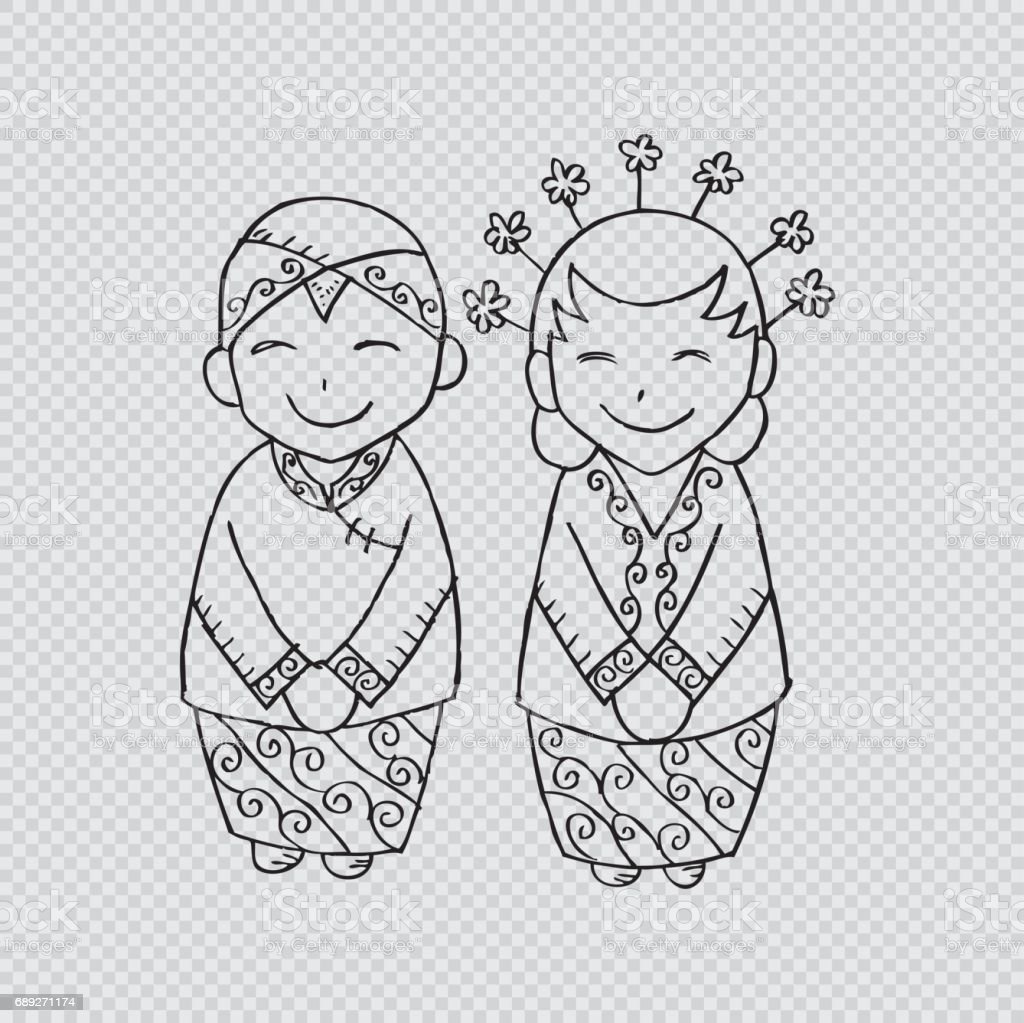 Detail Gambar Pengantin Jawa Kartun Nomer 30