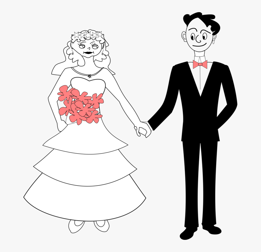 Detail Gambar Pengantin Kartun Hitam Putih Nomer 20