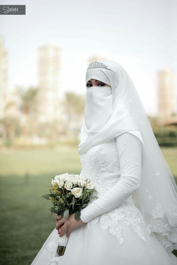 Detail Gambar Pengantin Muslimah Bercadar Nomer 12