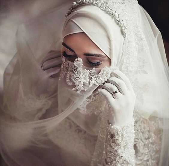 Detail Gambar Pengantin Muslimah Bercadar Nomer 22