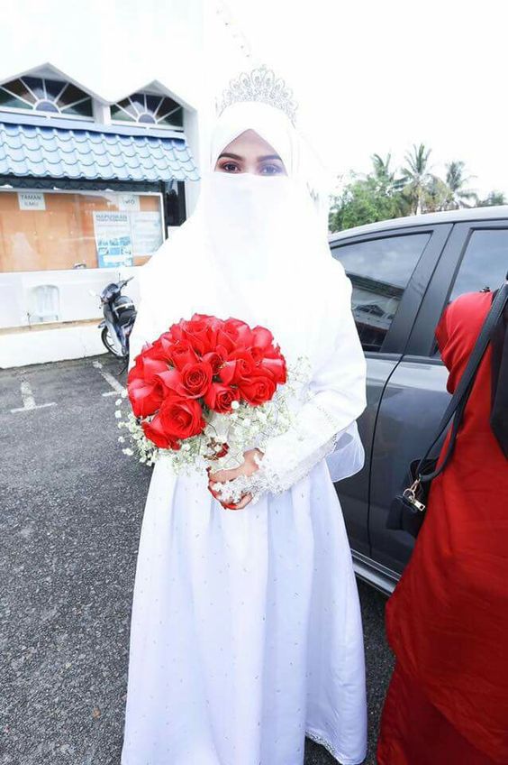 Detail Gambar Pengantin Muslimah Bercadar Nomer 46