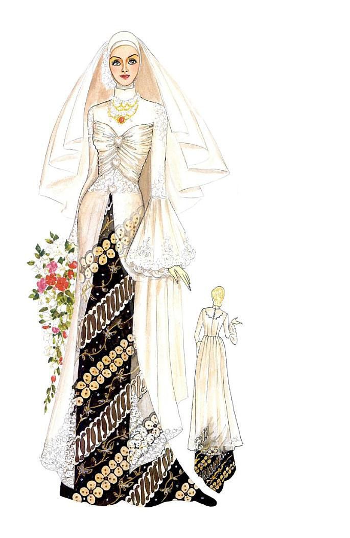 Detail Gambar Pengantin Sketsa Nomer 22