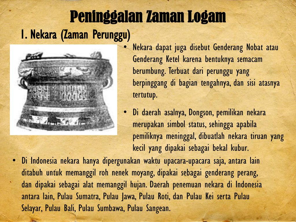 Detail Gambar Peninggalan Zaman Logam Nomer 30