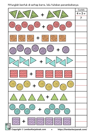Detail Gambar Penjumlahan Kelas 1 Sd Nomer 32