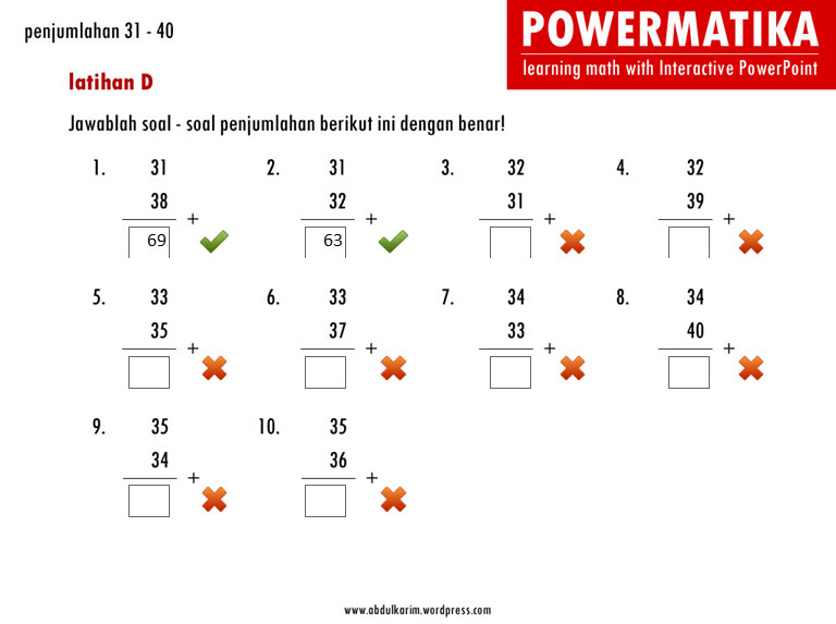 Detail Gambar Penjumlahan Kelas 1 Sd Nomer 54