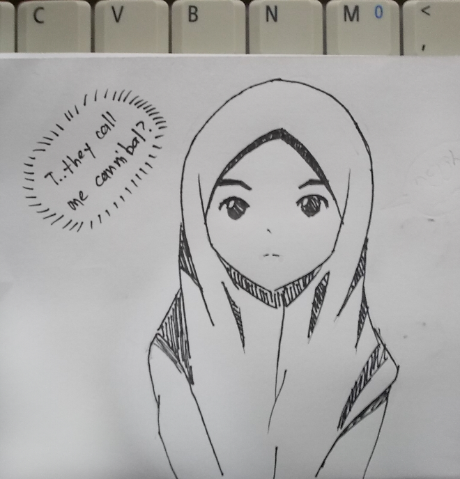 Detail Gambar Pensil Muslimah Nomer 19