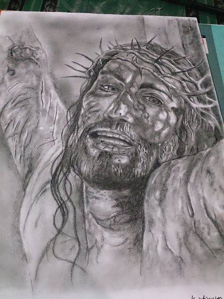 Detail Gambar Pensil Yesus Nomer 5