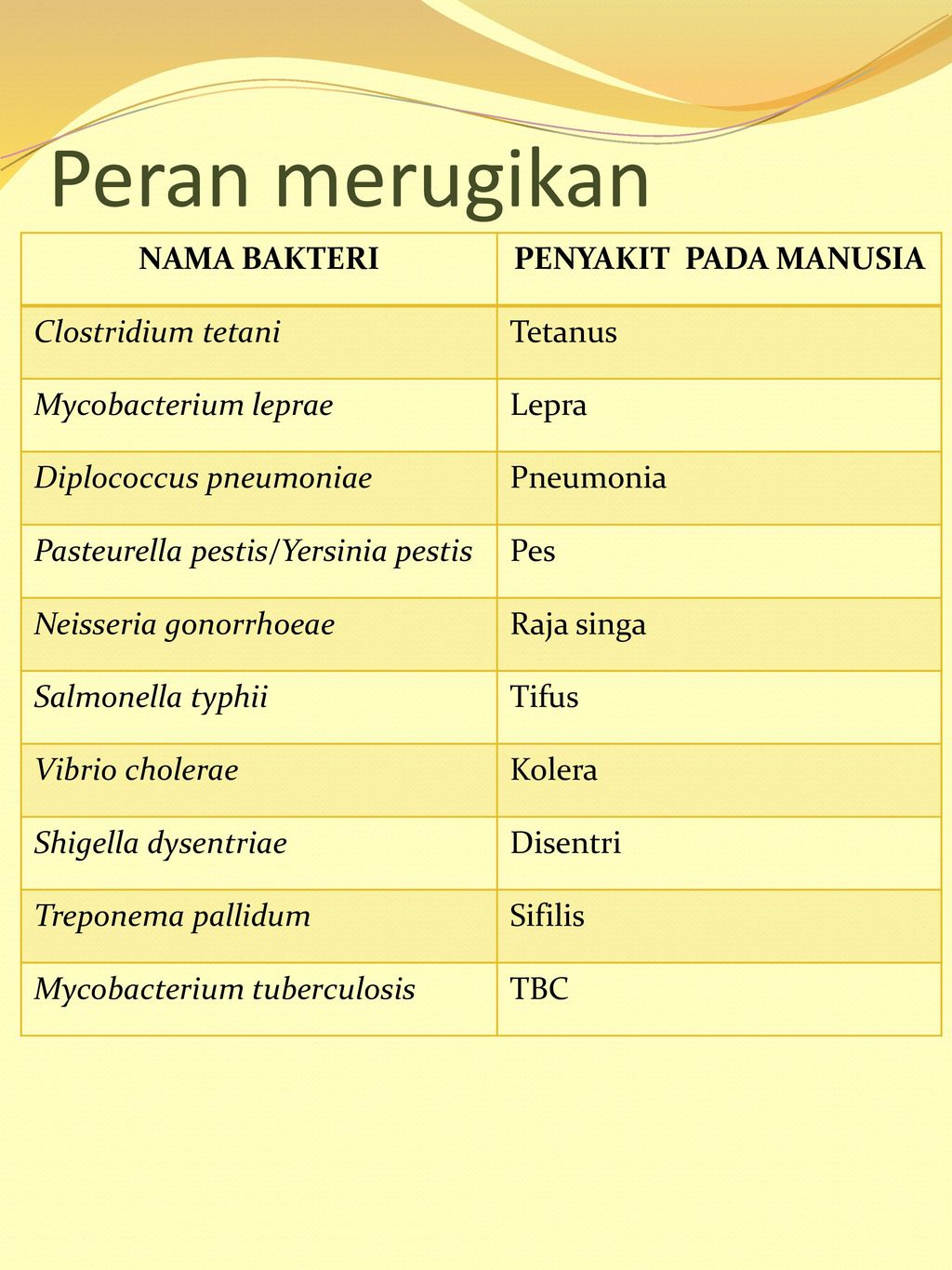 Detail Gambar Penyakit Akibat Bakteri Ppt Nomer 27