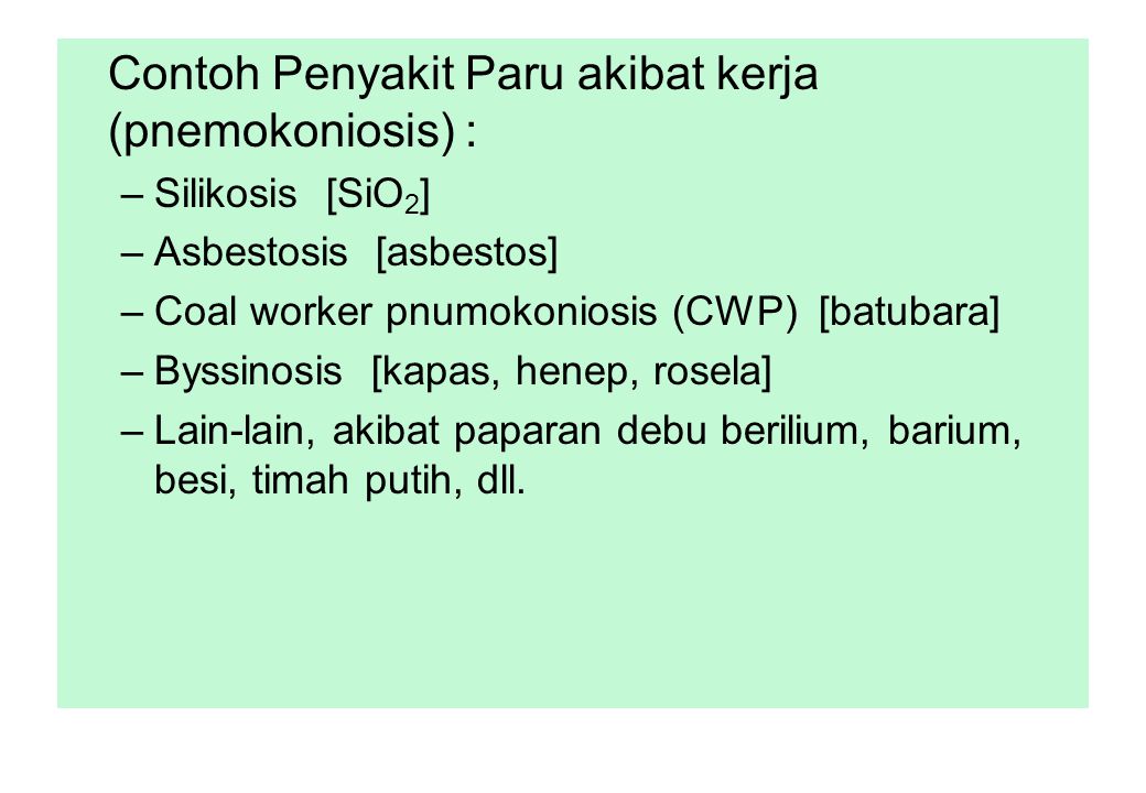 Detail Gambar Penyakit Paru Akibat Pekerjaan Nomer 5