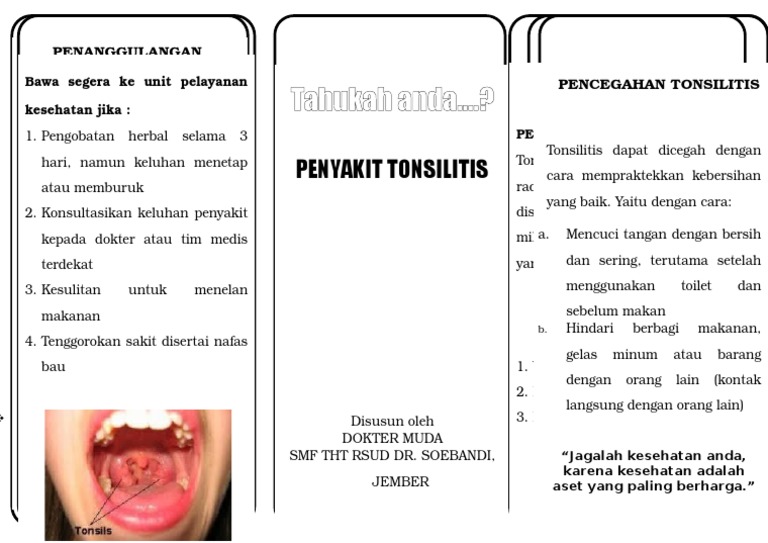 Detail Gambar Penyakit Tonsillitis Nomer 42