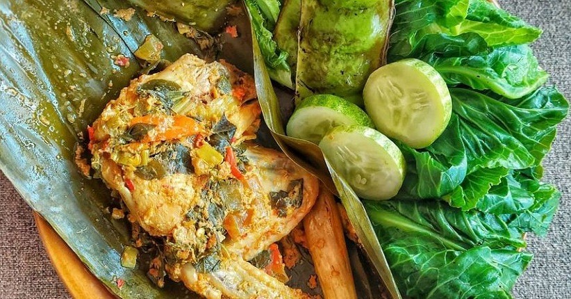 Detail Gambar Pepes Ayam Daun Kemangi Nomer 40