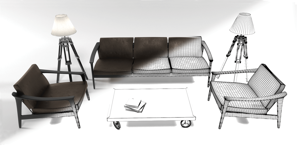 Detail Gambar Perabotan 3d Nomer 20
