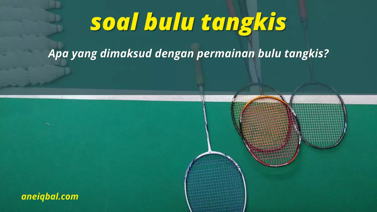 Detail Gambar Peralatan Bulu Tangkis Nomer 35