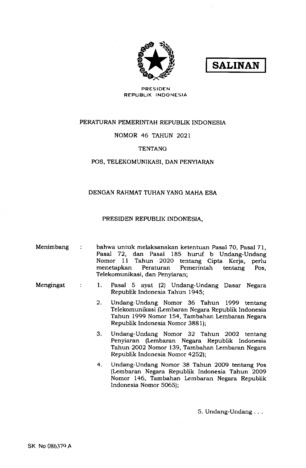 Detail Gambar Peraturan Pemerintah Nomer 8