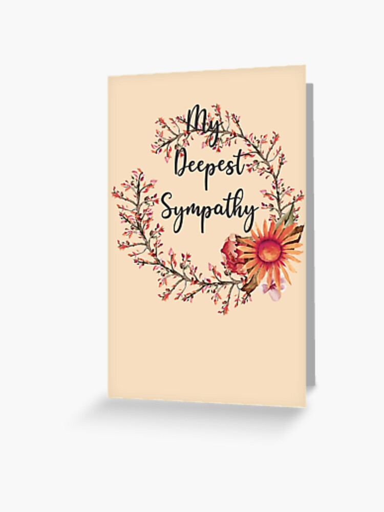 Detail Contoh Sympathy Card Nomer 24