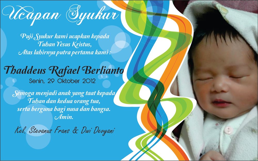 Detail Contoh Syukuran Bayi Nomer 46