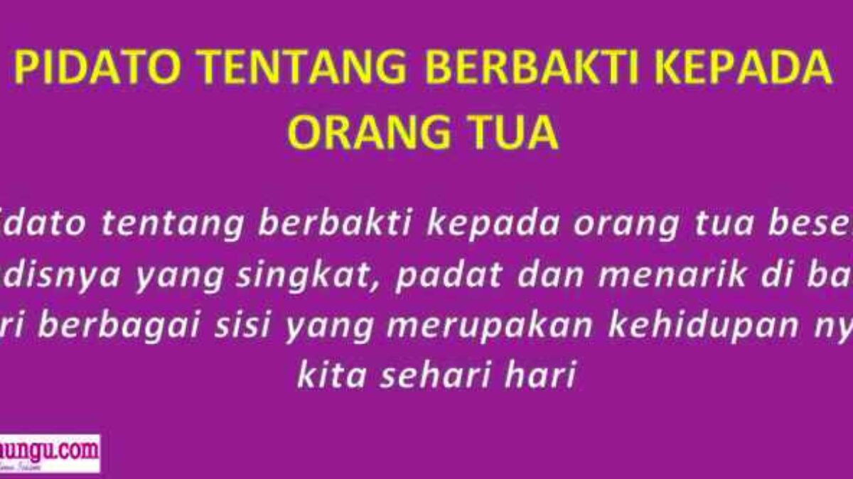 Detail Contoh Taat Kepada Orang Tua Nomer 44