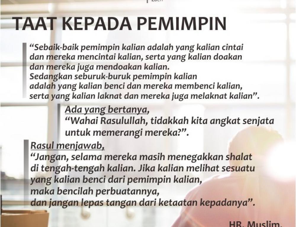 Detail Contoh Taat Kepada Pemimpin Nomer 6