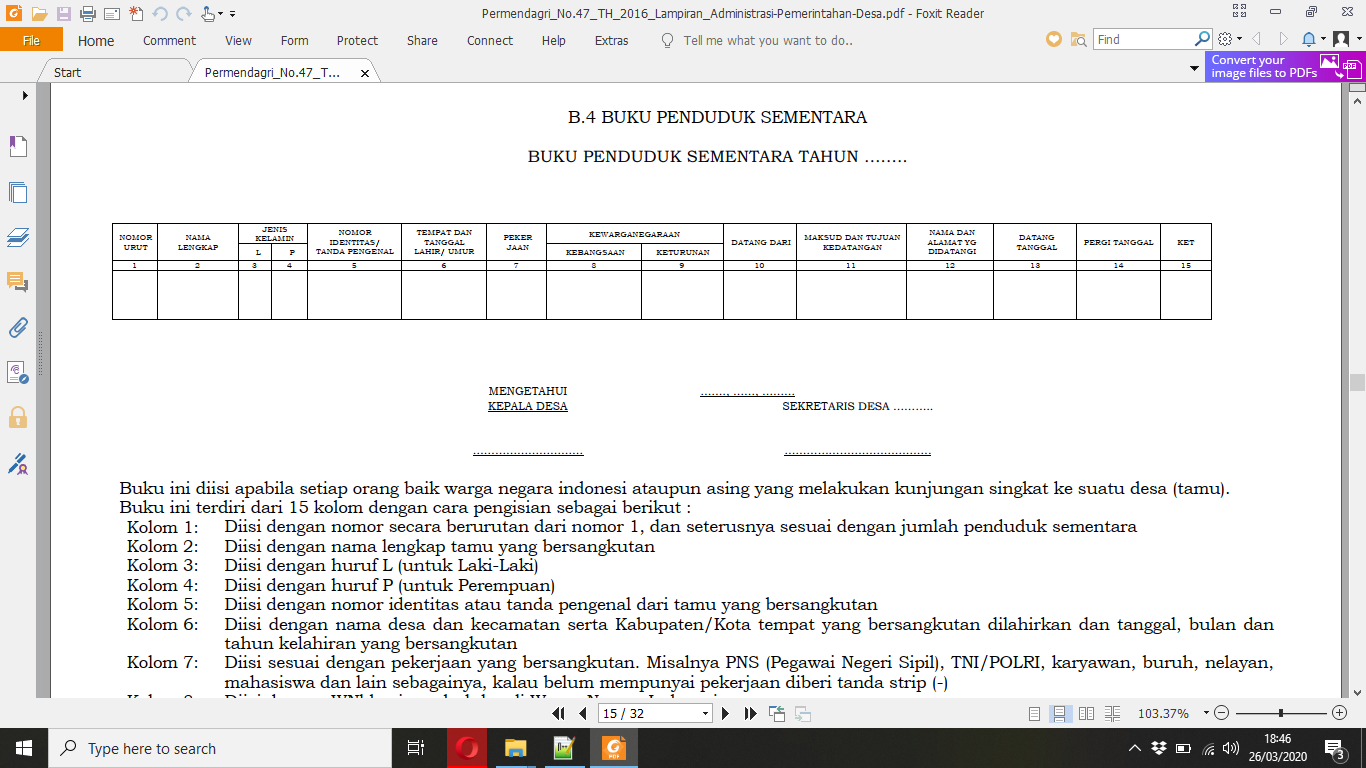 Detail Contoh Tabel Data Penduduk Desa Nomer 47