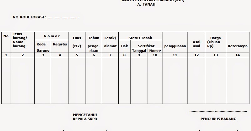 Detail Contoh Tabel Inventaris Barang Nomer 41