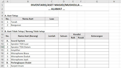 Detail Contoh Tabel Inventaris Barang Nomer 8