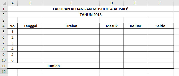 Detail Contoh Tabel Iuran Bulanan Nomer 46