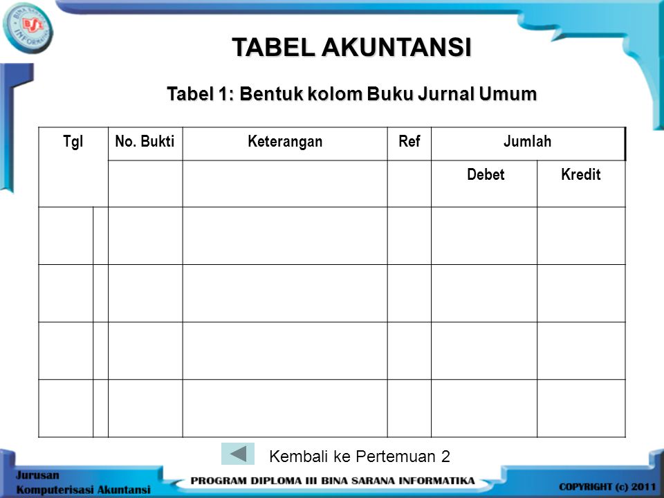 Detail Contoh Tabel Jurnal Umum Nomer 34