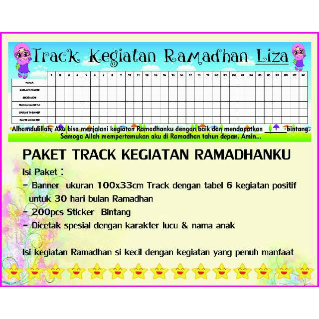 Detail Contoh Tabel Kegiatan Ramadhan Nomer 15