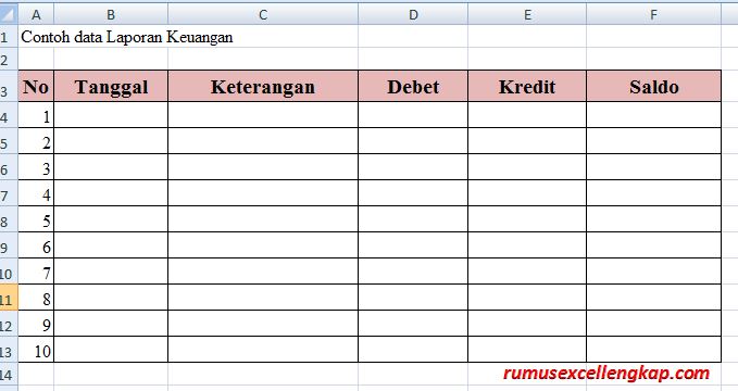 Detail Contoh Tabel Keuangan Nomer 43