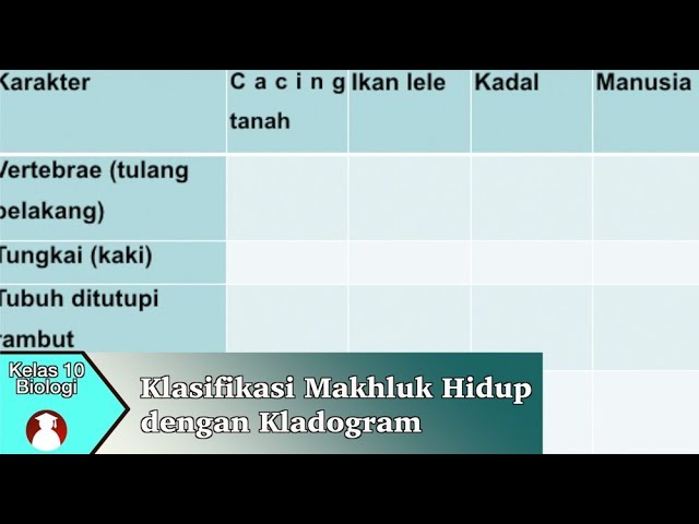 Detail Contoh Tabel Klasifikasi Nomer 13