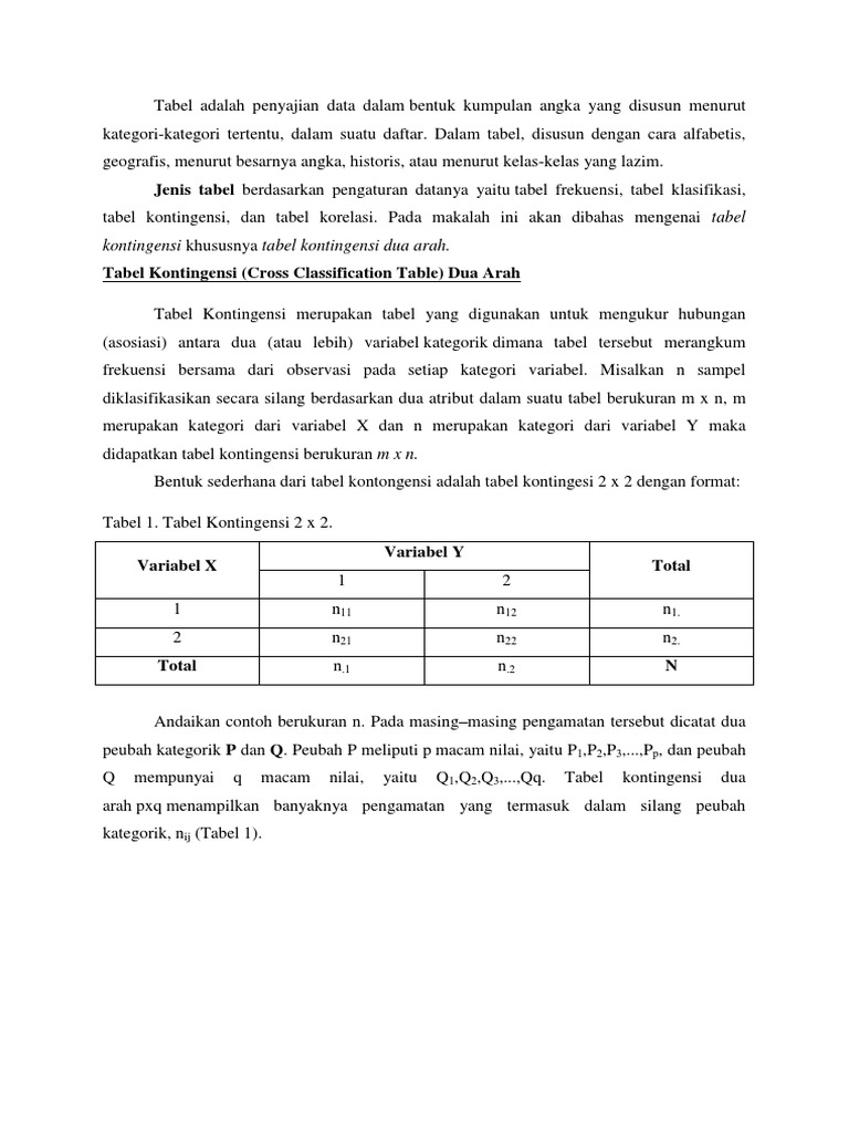 Detail Contoh Tabel Klasifikasi Nomer 22