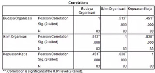 Detail Contoh Tabel Korelasi Nomer 19