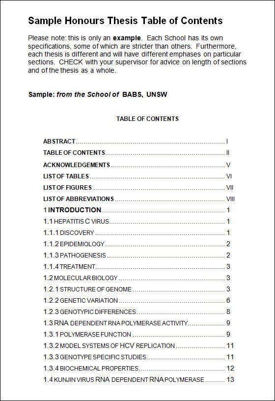 Detail Contoh Table Of Content Nomer 12