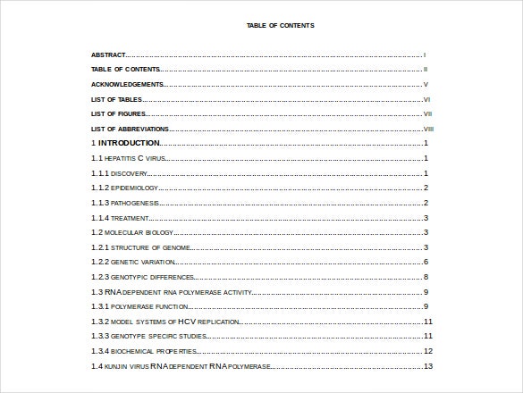 Detail Contoh Table Of Content Nomer 22