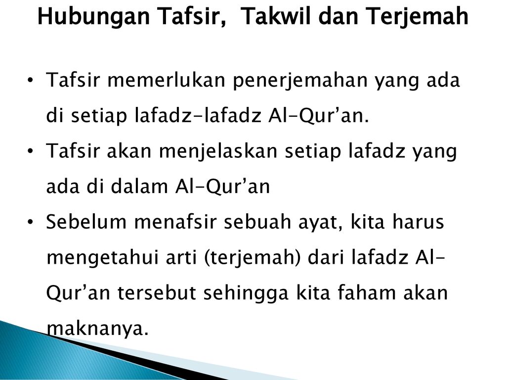 Detail Contoh Tafsir Dan Takwil Nomer 11