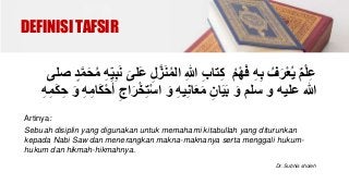 Detail Contoh Tafsir Dan Takwil Nomer 19