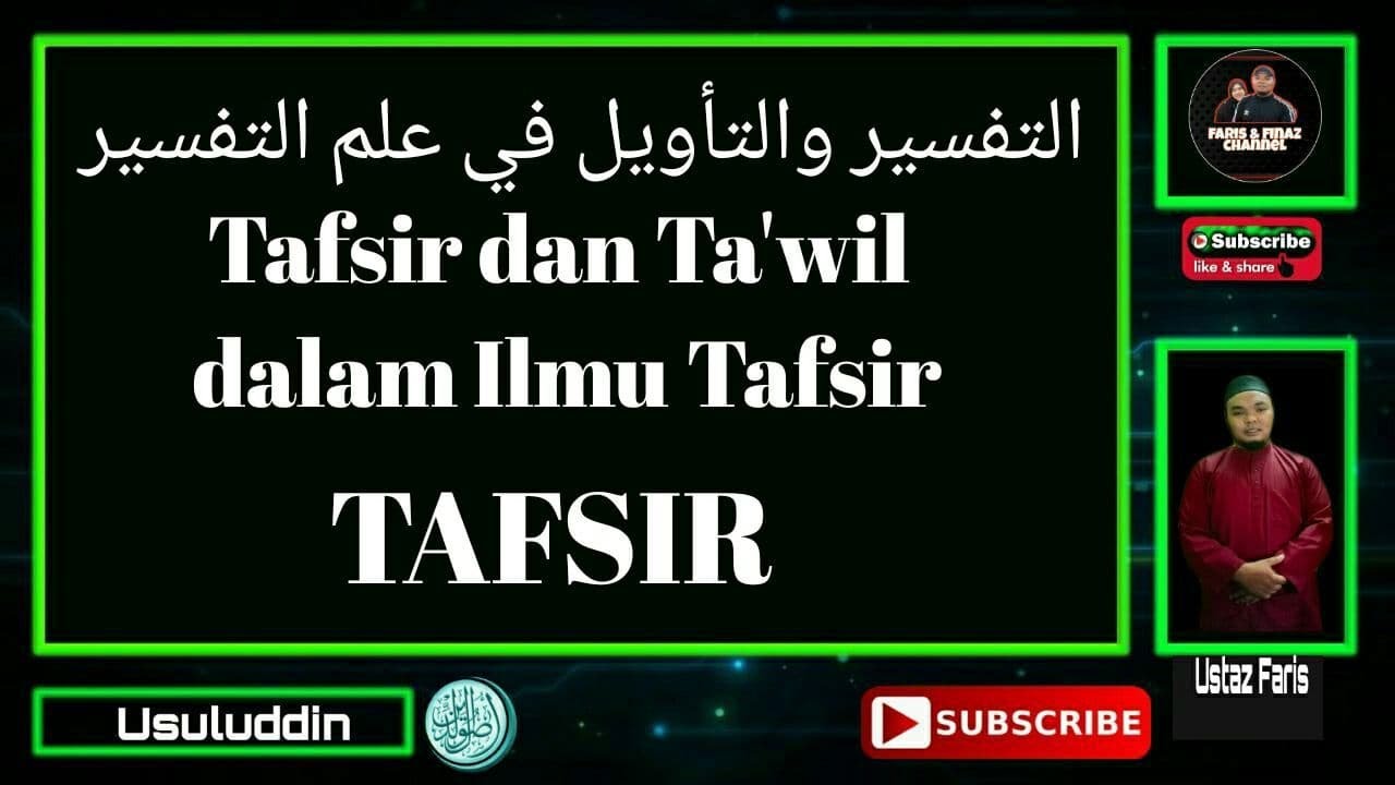 Detail Contoh Tafsir Dan Takwil Nomer 41